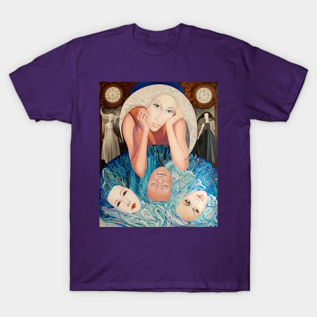 Lady Moon T-Shirt by Binovska